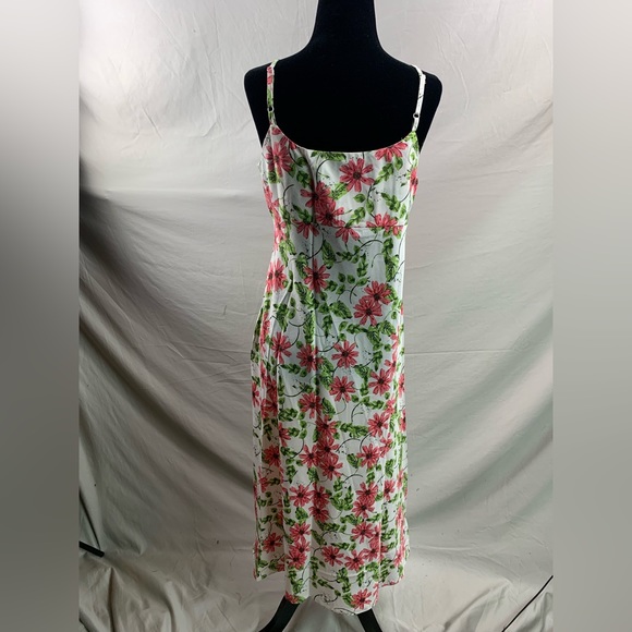 Boho Floral Print Ruched Bust Knot Front Dress 50% OFF - Picture 10 of 11
